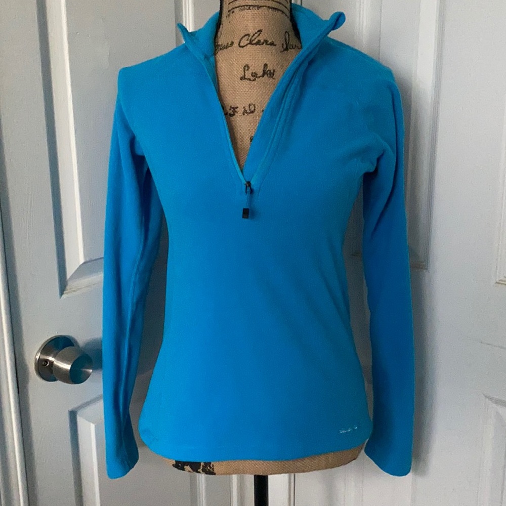Eddie Bauer Blue Cloud Layer Pro 1/4-Zip Pullover